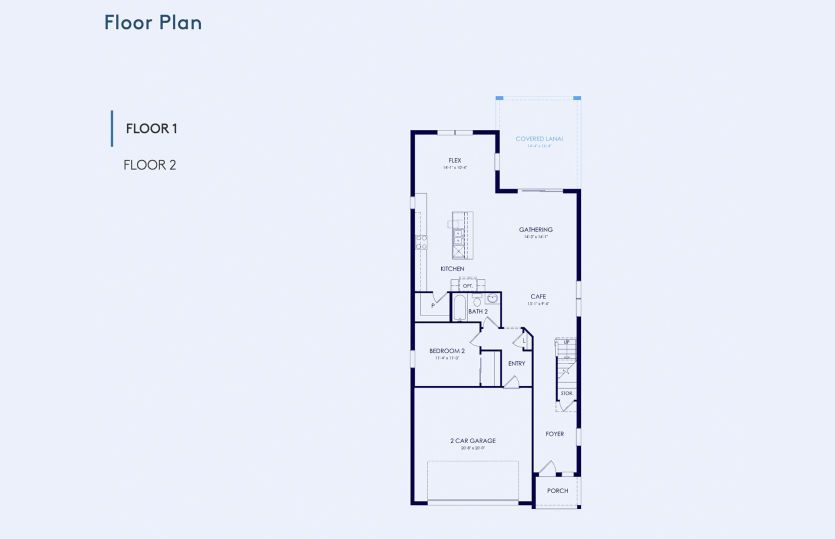Whitmore Floor Plan, Quick Move-In Home, Floor 1