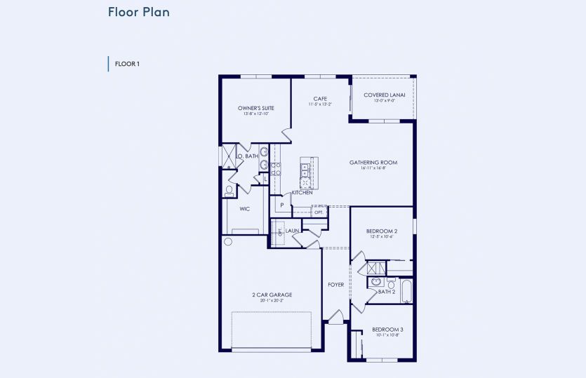 Crestmere Floor Plan, Quick Move-In Home, Floor 1