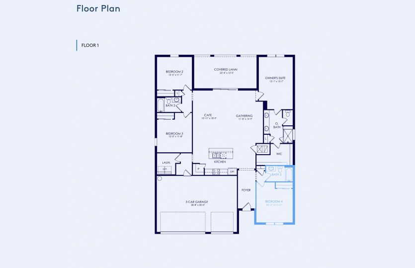 Astoria Floor Plan, Quick Move-In Home, Floor 1