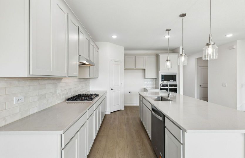 Abundant cabinet space