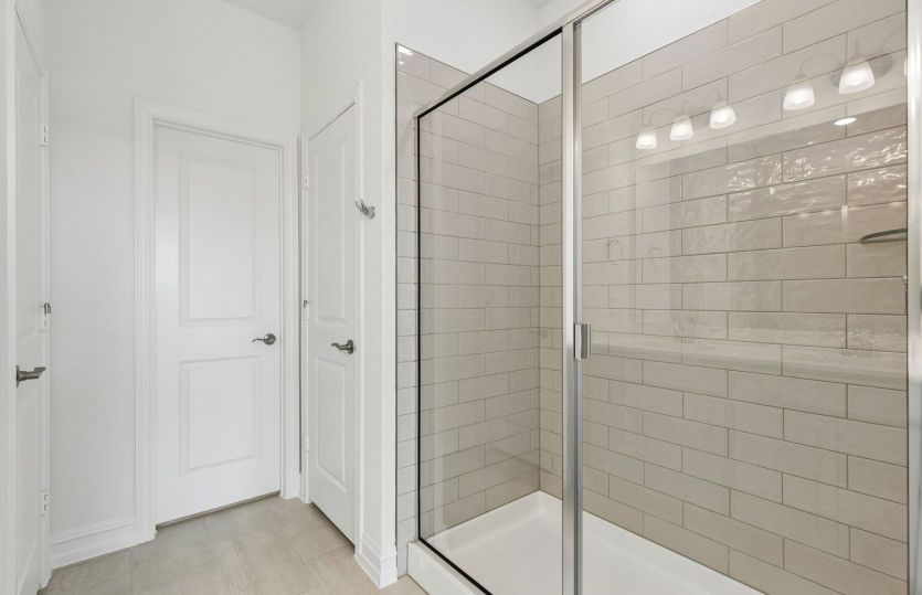 Beautiful shower in primary bath