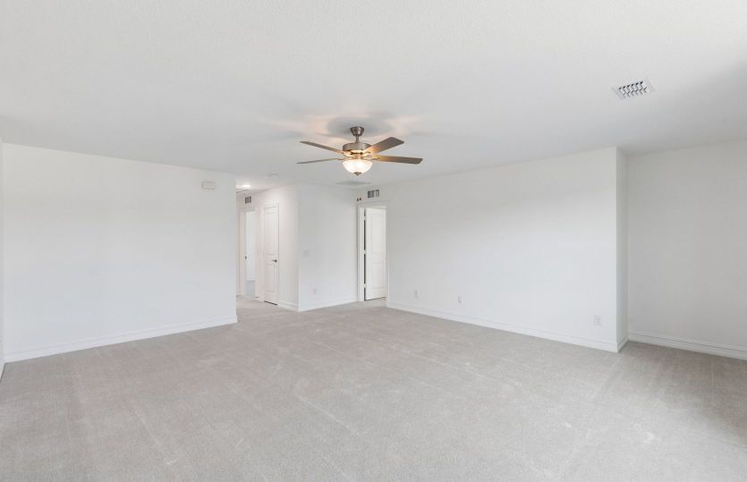 Loft on second level entry