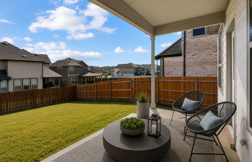 Covered Back Patio
