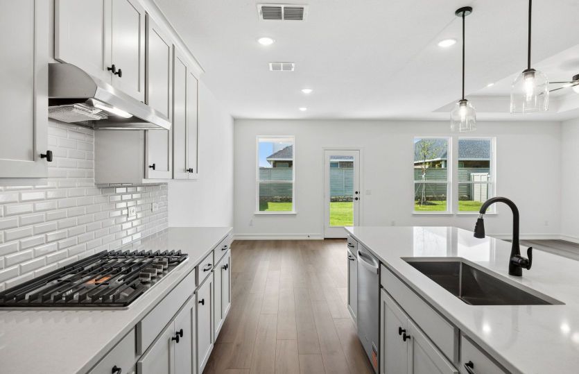 Abundant cabinet space
