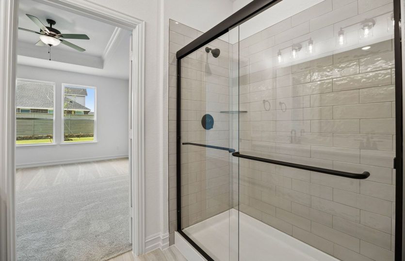 Beautiful shower in primary bath
