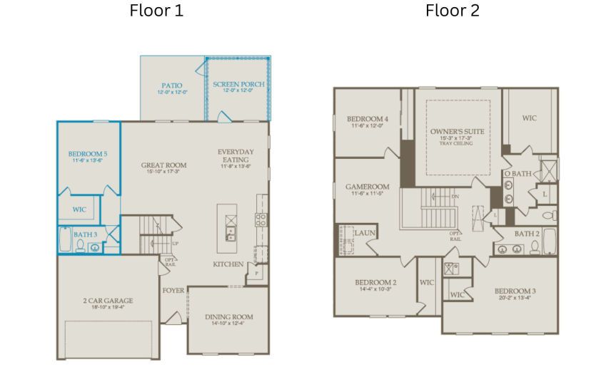 Floor Plan Level 1 & Level 2