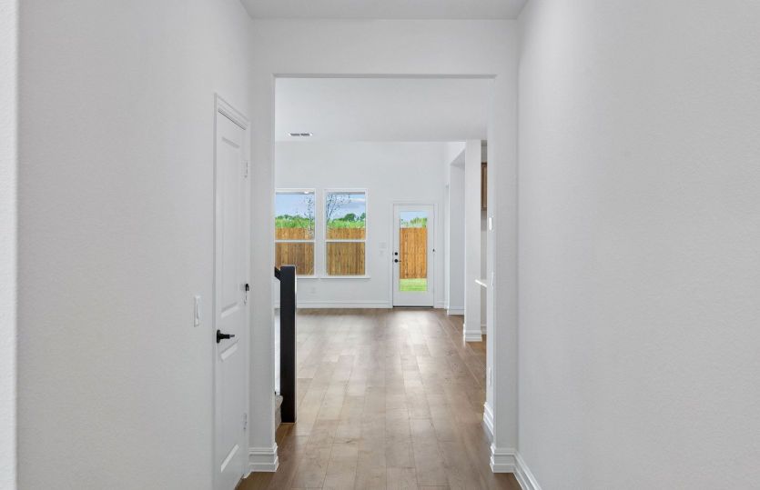 Welcoming entry into home