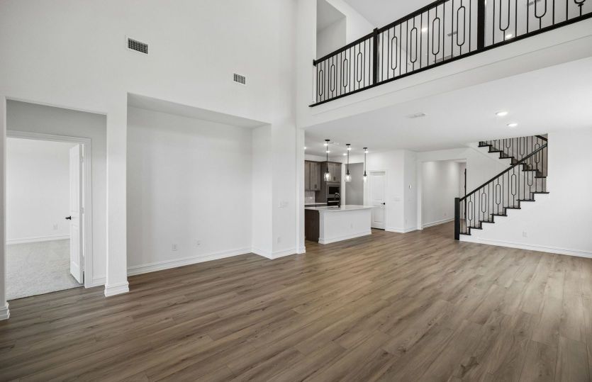Soaring ceilings in gathering room