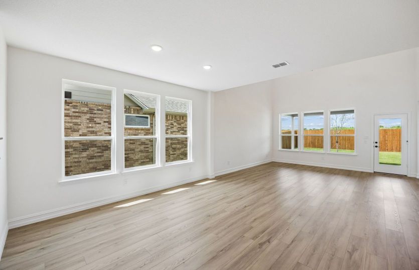 Large windows and natural light throughout
