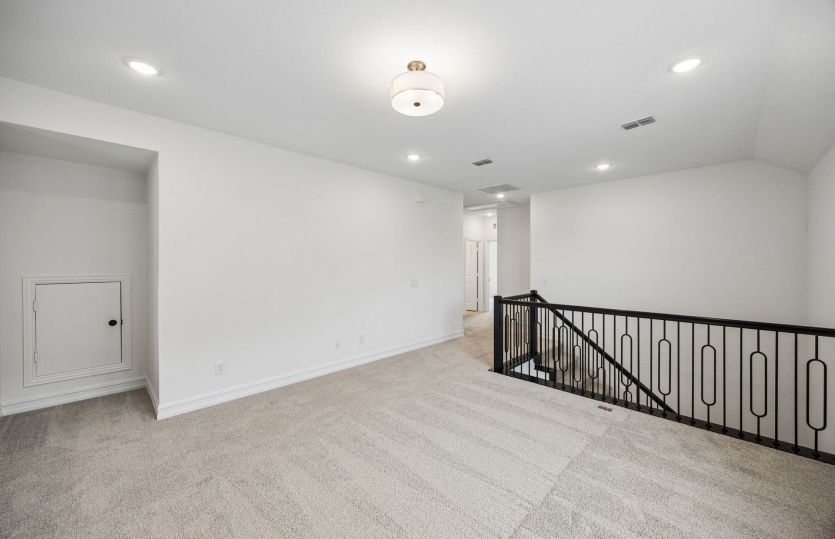 Loft on second level entry