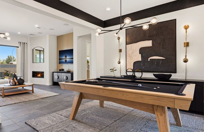 Formal dining room directly off the foyer can serve as flexible space for entertaining.
