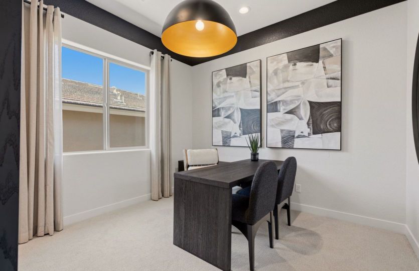 Secondary bedroom 2 serves as the perfect space for an office or additional guest bedroom.