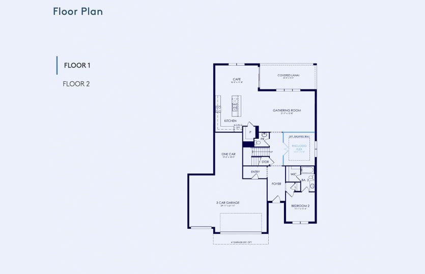Yorkshire Floor Plan, Quick Move-In Home, Floor 1