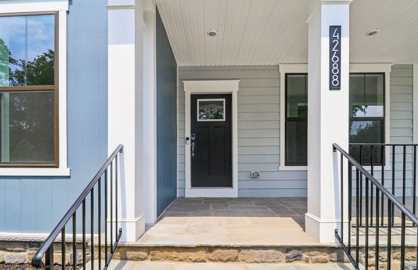Welcoming Front Porch - Actual Home