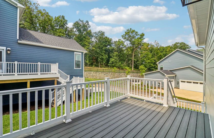 Rear Deck - Actual Home