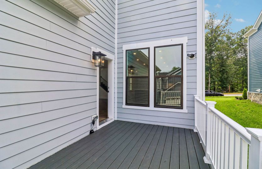 Rear Deck - Actual Home