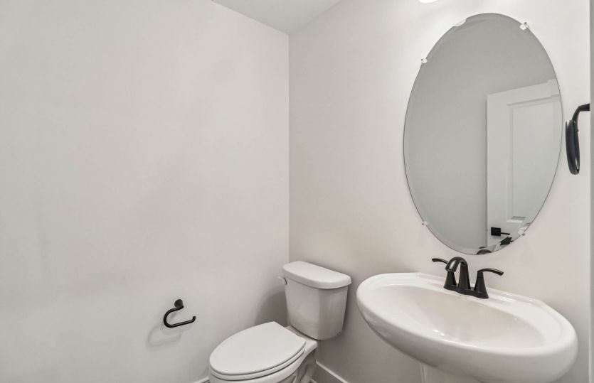 Powder Room - Actual Home