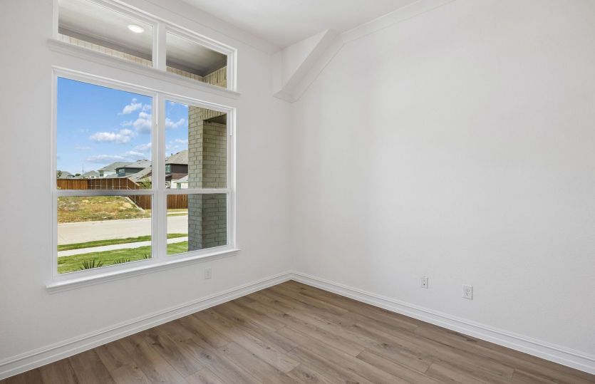 Private study with beautiful windows