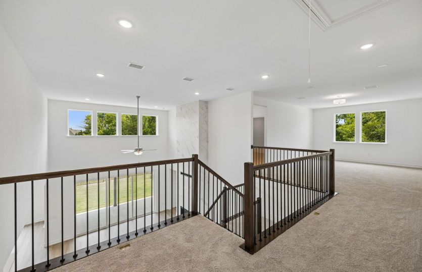 Game room off second level entry