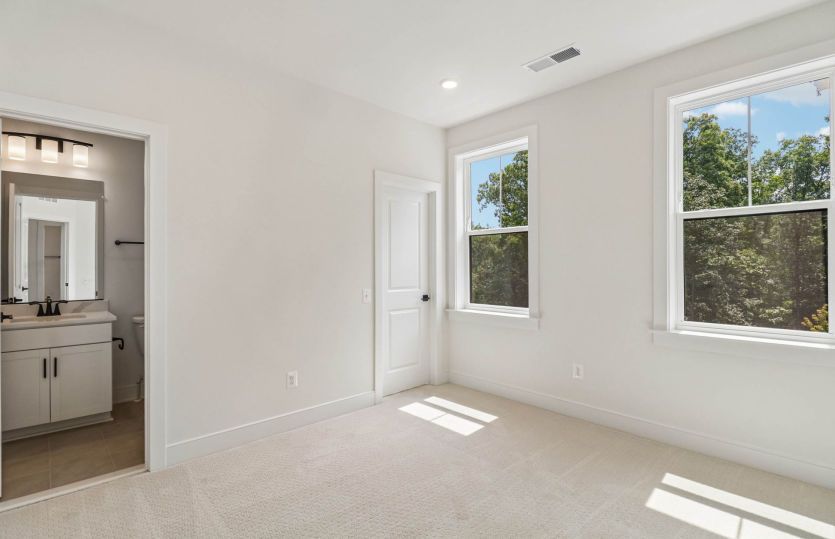 Bedroom with Secondary Bath - Actual Home