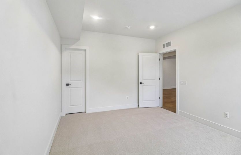 Basement Bedroom - Actual Home