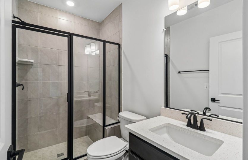 Basement Bathroom - Actual Home