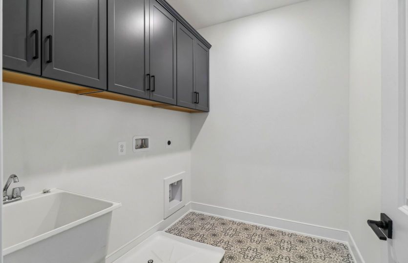 Laundry Room with Additional Storage - Actual Home