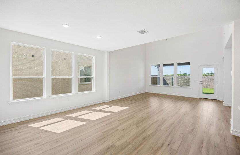 Large windows and natural light