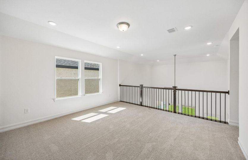 Loft on second level