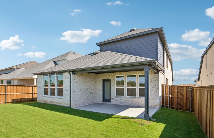 Oversized fenced-in backyard