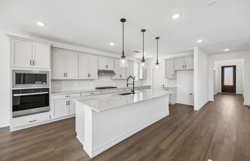 Beautiful open concept kitchen