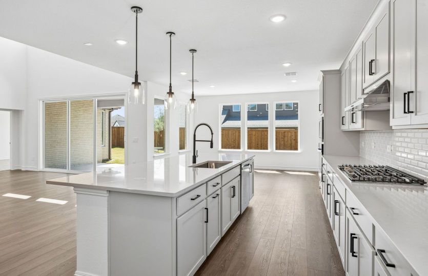 Abundant cabinet space available
