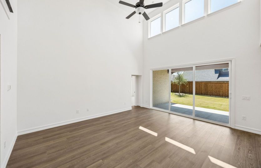 Soaring ceilings with natural light