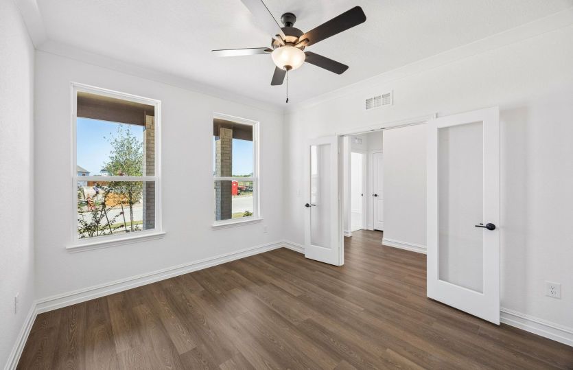 Private office off home entry