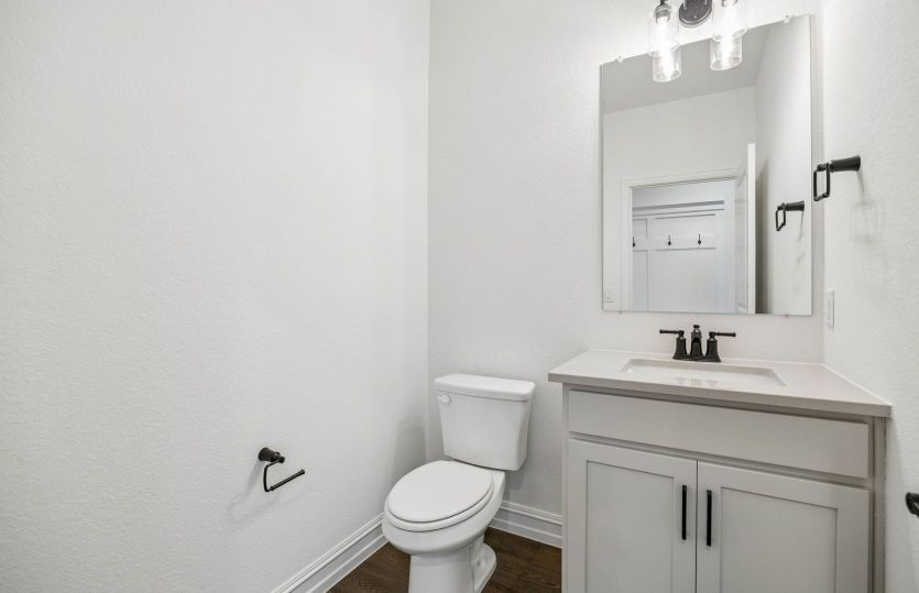 Powder bath on first level