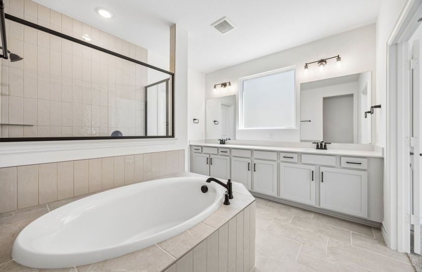 Separate tub and shower in primary bath