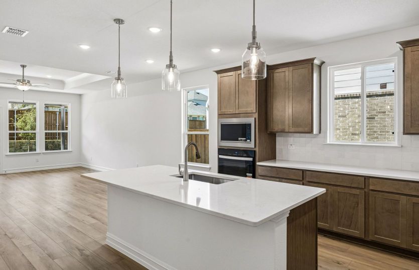 Open concept kitchen