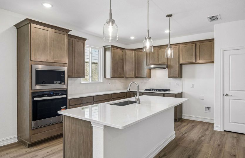 Abundant cabinet space available