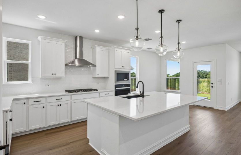 Open concept kitchen
