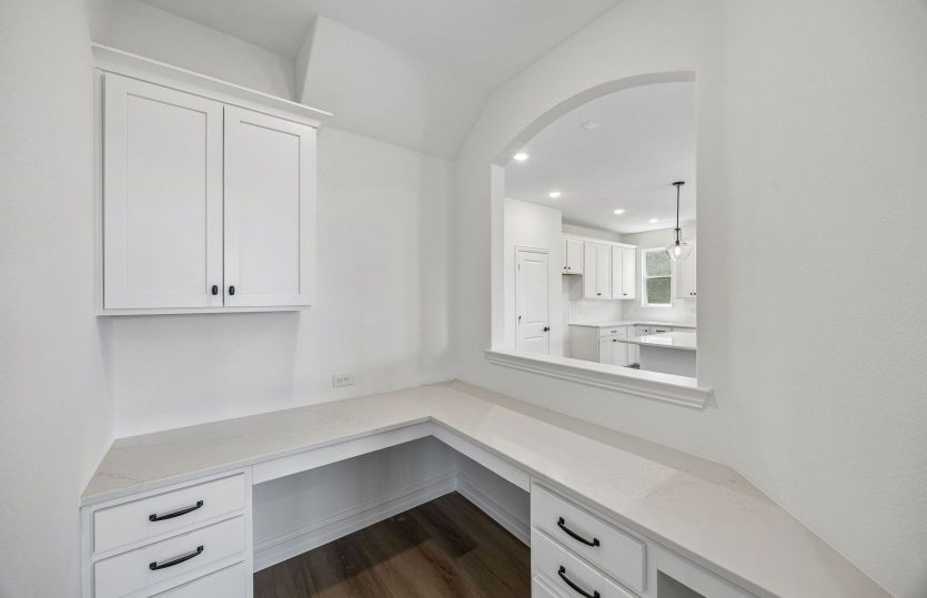 Pulte Planning Center off kitchen and dining area