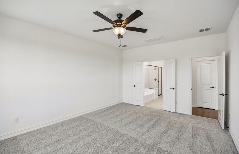 Spacious primary bedroom