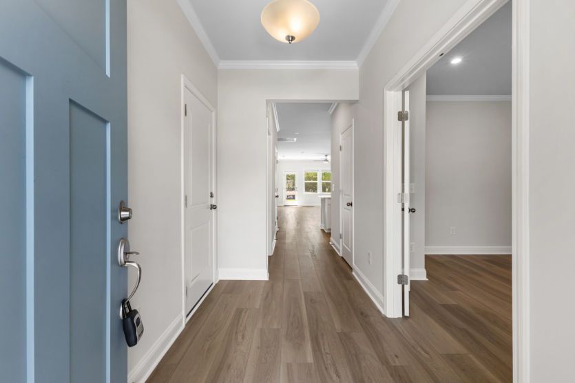 Inviting front entry with thoughtful details.