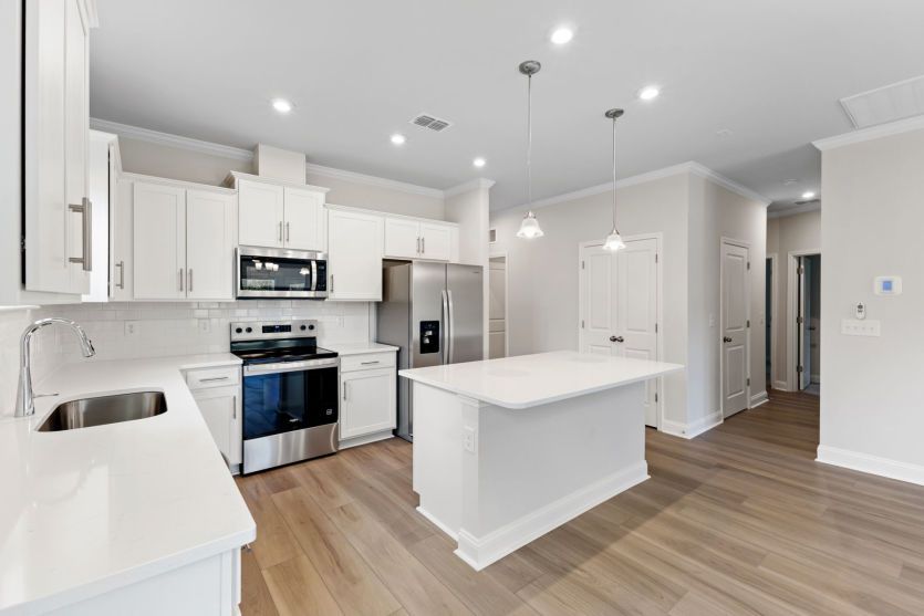 Modern kitchen design with stylish finishes.