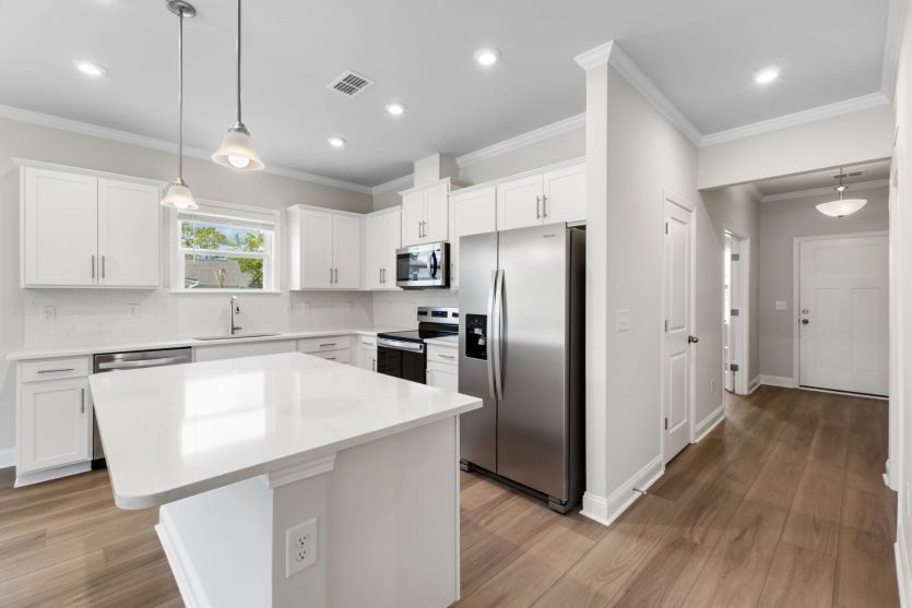 Modern kitchen design with stylish finishes.