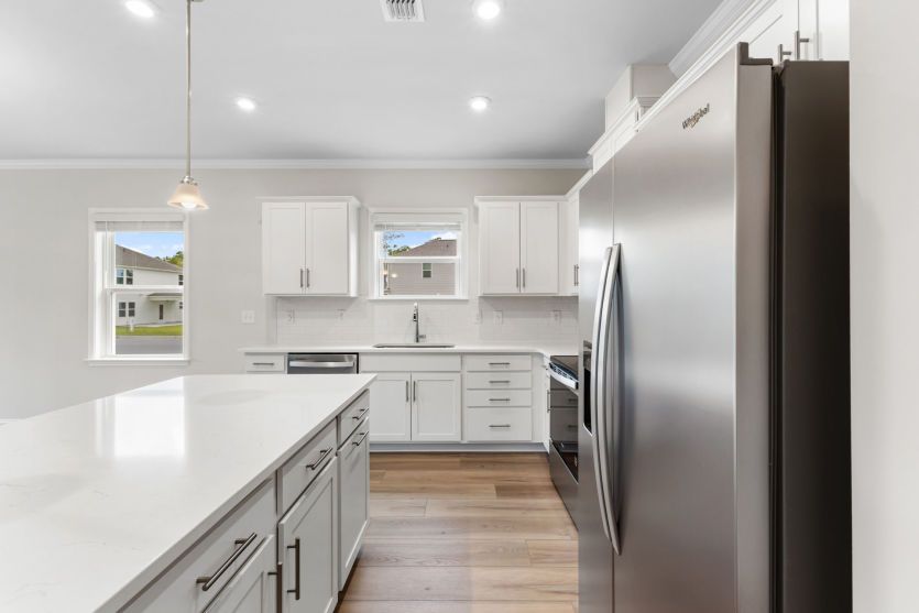 Modern kitchen design with stylish finishes.