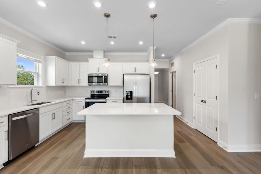 Modern kitchen design with stylish finishes.