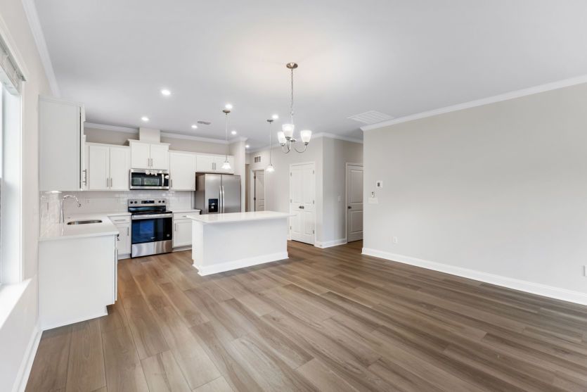 Spacious gathering room for everyday living.