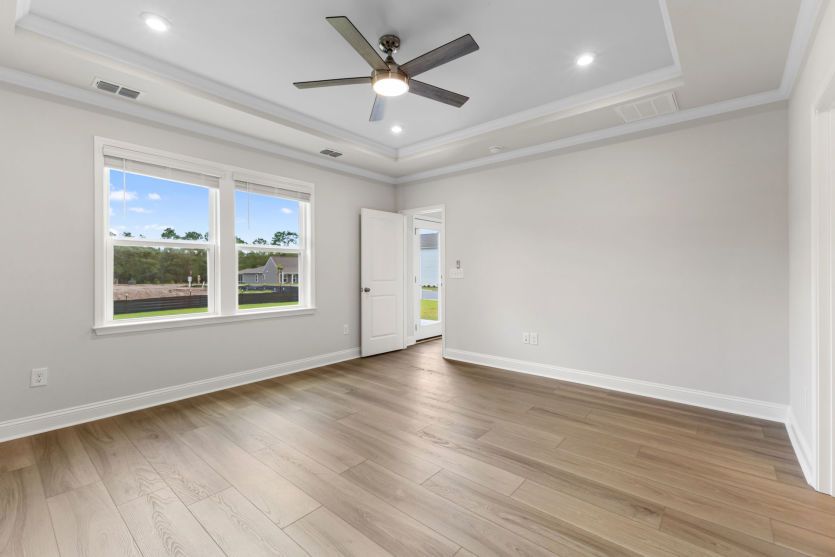 Spacious owner's suite with comfortable living.