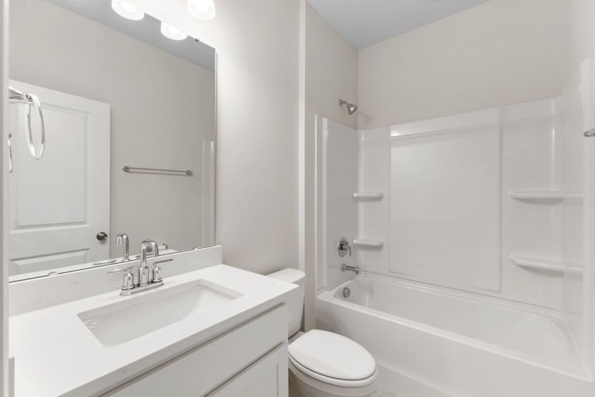 Modern bathroom with functional design.