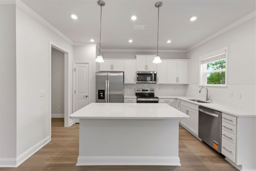 Modern kitchen design with stylish finishes.